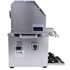 110V Electric Sugar Cane Press Juicer Machine, 800W Stainless Steel Desktop Sugarcane Juicing Crusher Extractor, with 3 Rollers for Home and Commercial