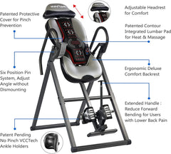 HEALTH AND FITNESS Advanced Heat and Massage Inversion Table sgtnighsdesigns