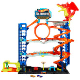 City Ultimate Garage Playset with 2 Die-Cast Cars, Storage for 50+ Cars Child Age 4-8