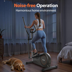 Elliptical Machine, 15.5 20IN Stride, 16 Levels, 500LB Capacity