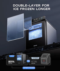 Smart Countertop Pebble Ice Maker, 44 Lb./24H, Self-Cleaning