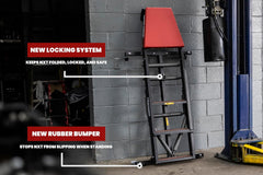 3-200 NXT Foldable Topside Engine Creeper, Black