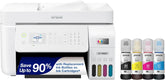Wireless All-in-One Inkjet Printer with Scanner, Copier, Fax, ADF and Ethernet, White