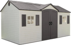 6446 Outdoor Storage Shed, 8 x 15 Foot, Desert Sand