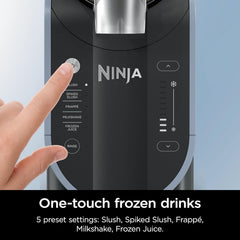Frozen Drink Machine, 88oz, 5 Presets, Black