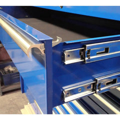 55 in. 12-Drawer Roller Cabinet Tool Chest in Blue