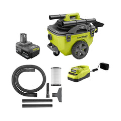 18V Cordless 6-Gallon Wet/Dry Vacuum Kit with Battery and Charger, P770KN