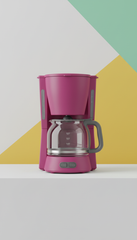 Coffee Maker in Metro Magenta Finish