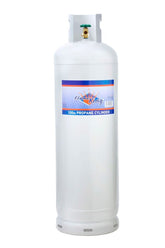 100 lb Steel Propane Cylinder POL Valve (Ships Empty)