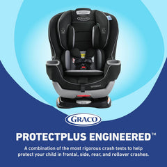 Convertible Baby Car Seat with Adjustable Extension Panel, Rear/Forward Facing