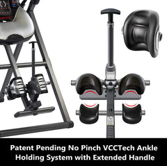 HEALTH AND FITNESS Advanced Heat and Massage Inversion Table sgtnighsdesigns