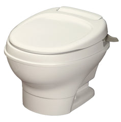 RV Toilet, Hand Flush, Low Profile, Parchment, 31647