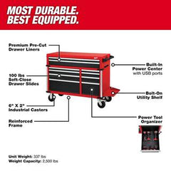 High Capacity 46 in. 18-Drawer Tool Chest and Cabinet Combo 48-22-8546