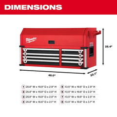 High Capacity 46 in. 18-Drawer Tool Chest and Cabinet Combo 48-22-8546