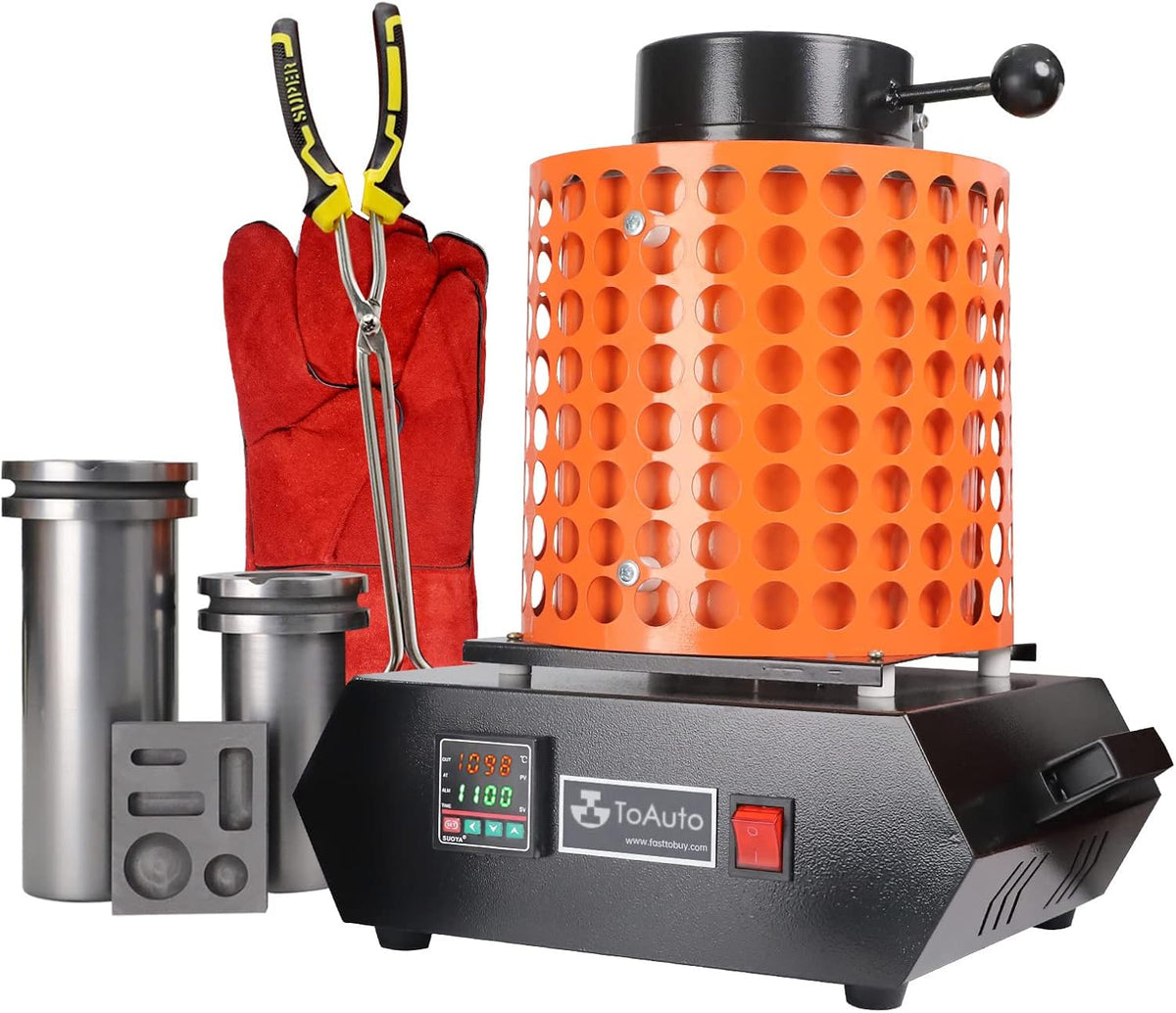 Gold Melting Furnace , 1+3KG, 1400W, 2100F