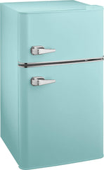 3.1 Cu. Ft. Retro Mini Fridge with Top Freezer, Cool Mint