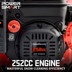 26 252CC Self-Propelled Gas Snow Blower with 120V Electric Start, Two-Stage Design
