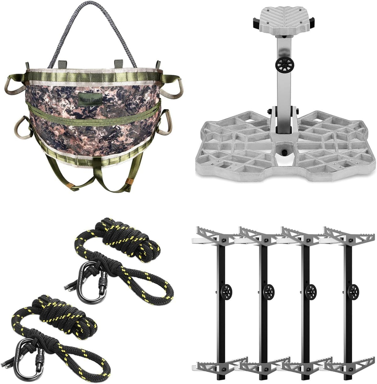 Tree Saddle Hunting Kit, Platform, Saddle, Climbing Gear