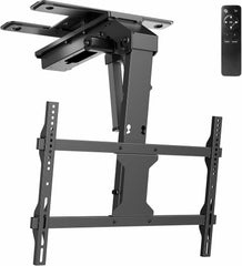 Electric Ceiling TV Mount, 37 70", Motorized, App Control, Black