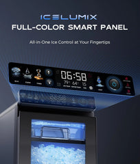 Smart Countertop Pebble Ice Maker, 44 Lb./24H, Self-Cleaning