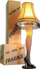 45" Christmas Deluxe Leg Lamp, Multicolor