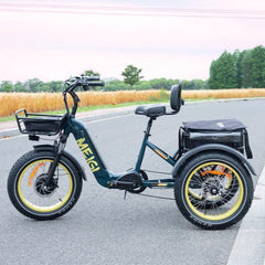 20-Inch 48V 750W Foldable Fat-Tire Electric Trike, 330-Lb. Capacity