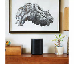One Gen 2 Voice-Controlled Wireless Smart Speaker with & , Black/White